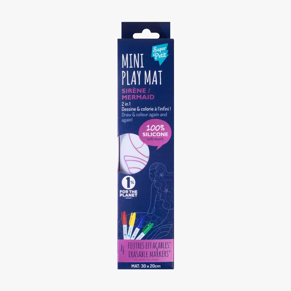 Coloriage Sirène silicone reversible