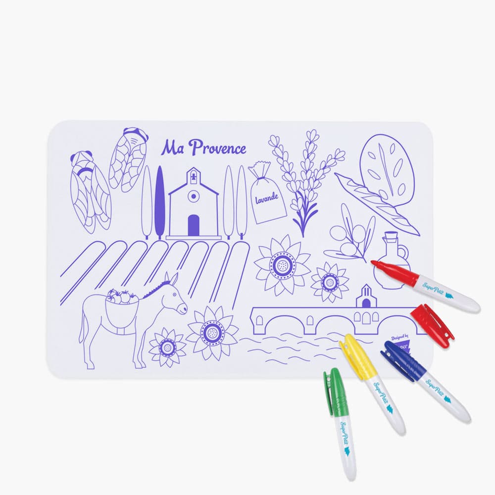 Coloriage Provence silicone reversible