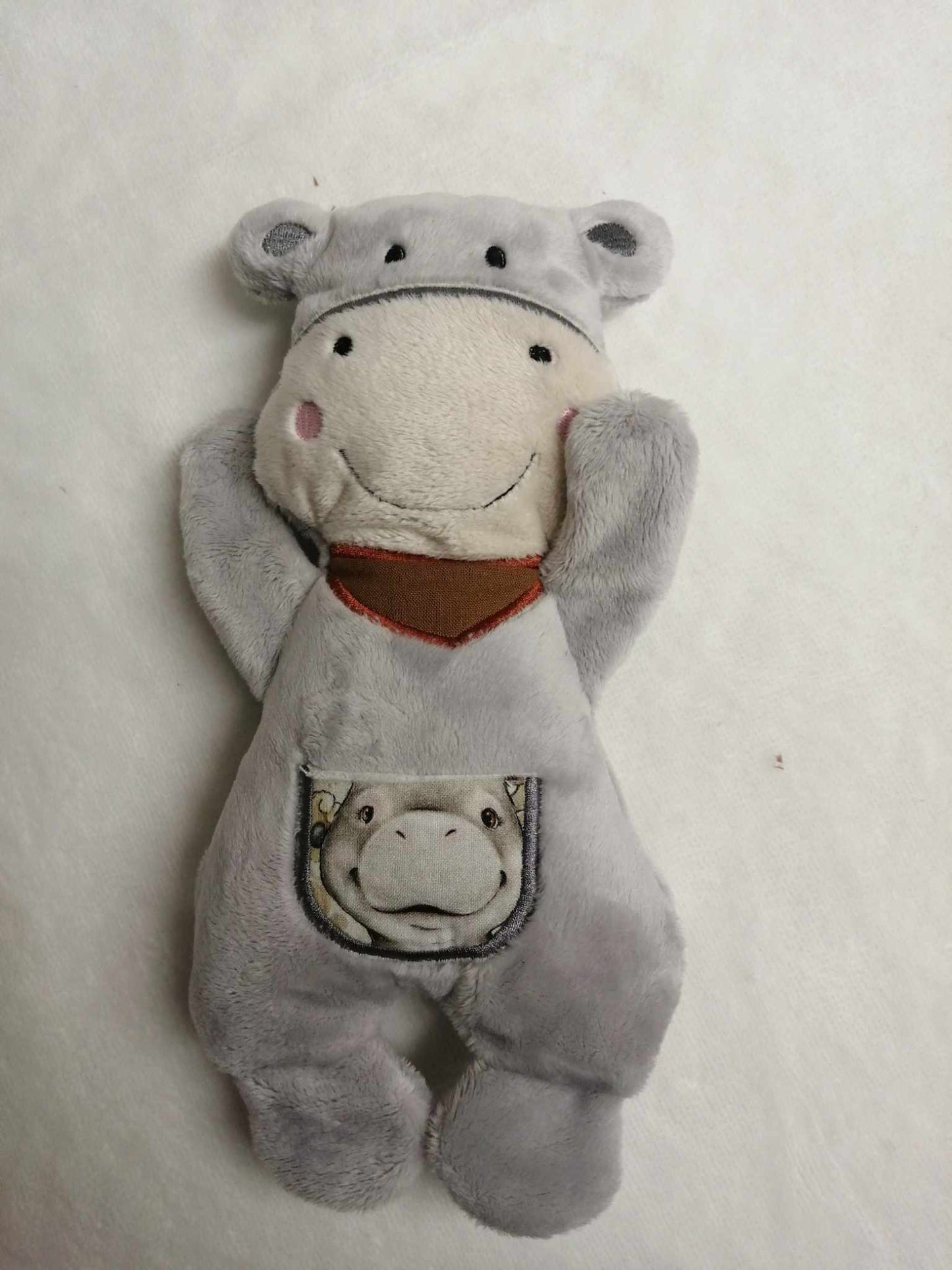 Doudou hippo ou tigre à personnaliser