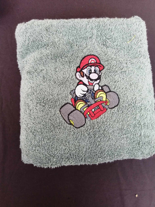 Drap de bain brodé En éponge Okeo Tex 50*100