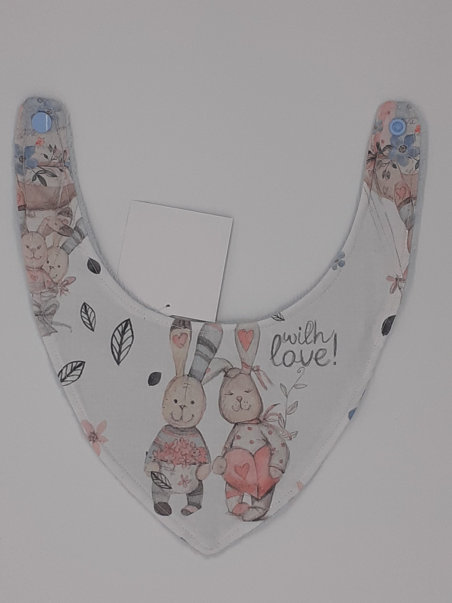 Bavoir bandana lapin