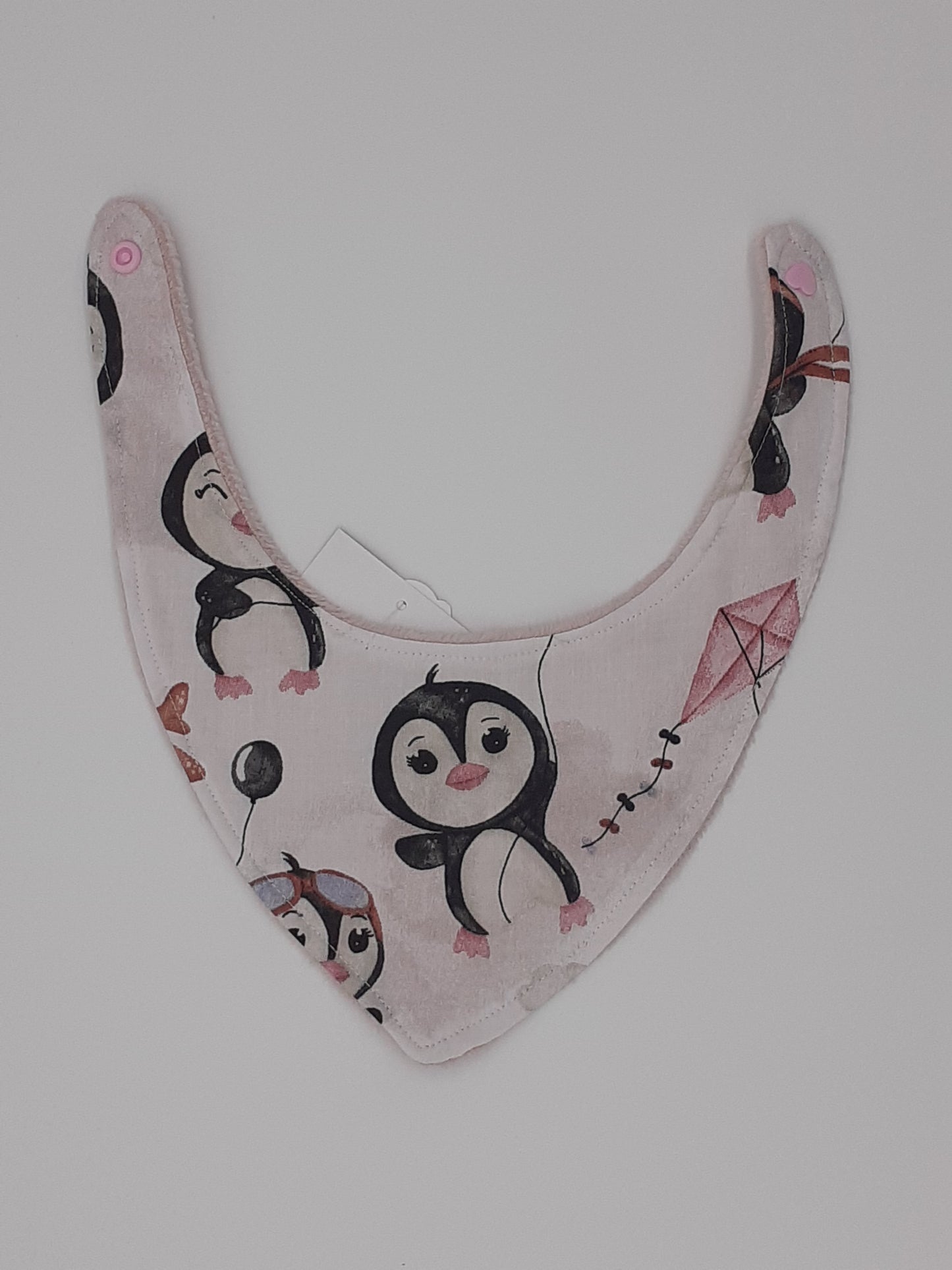 bavoir bandana pingouin