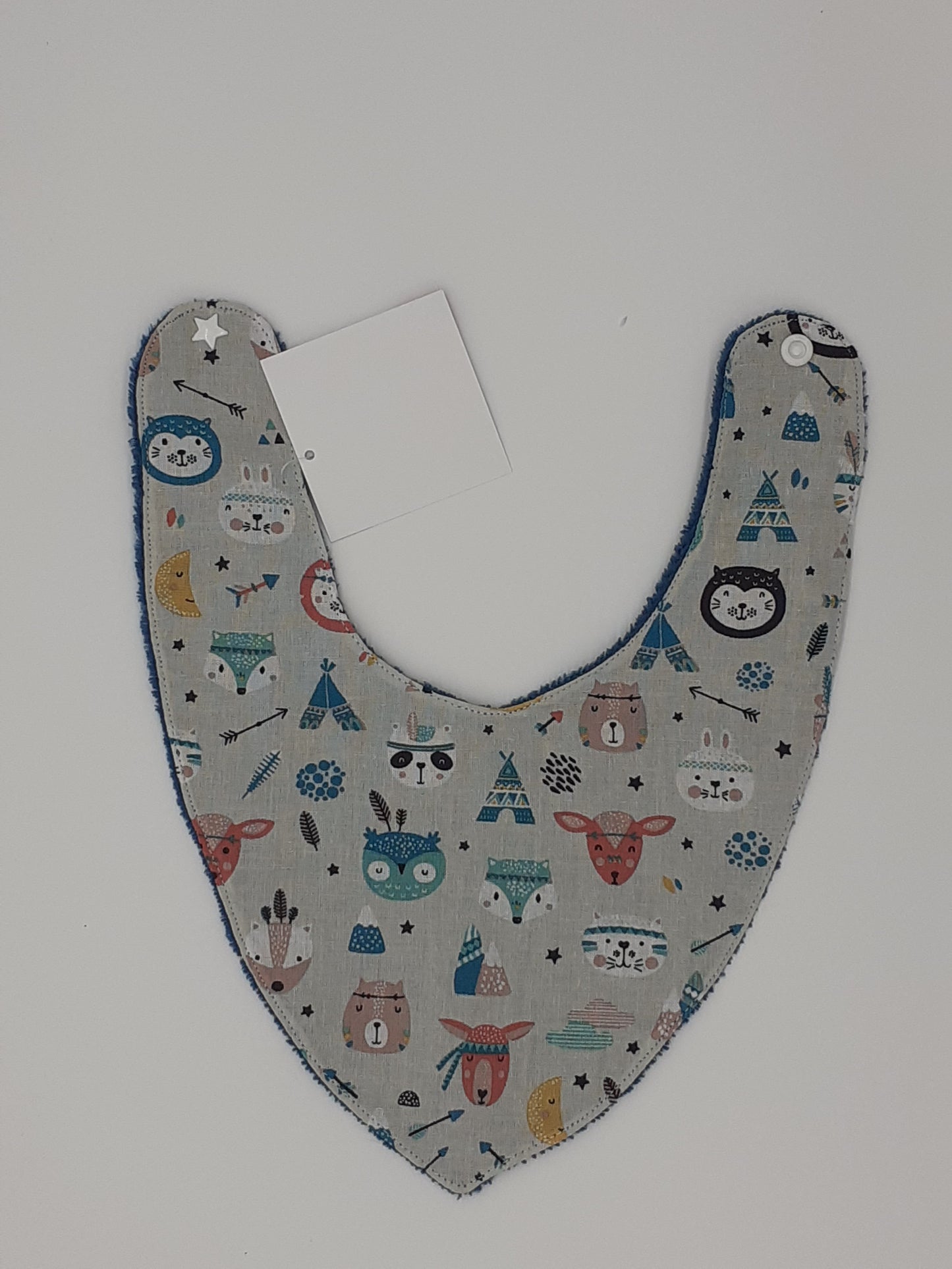 bavoir bandana animaux indiens