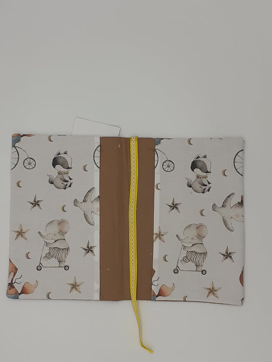 Protège carnet de santé cirque elephan