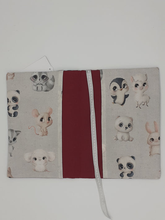 Protège carnet de santé animaux rigolos garçon