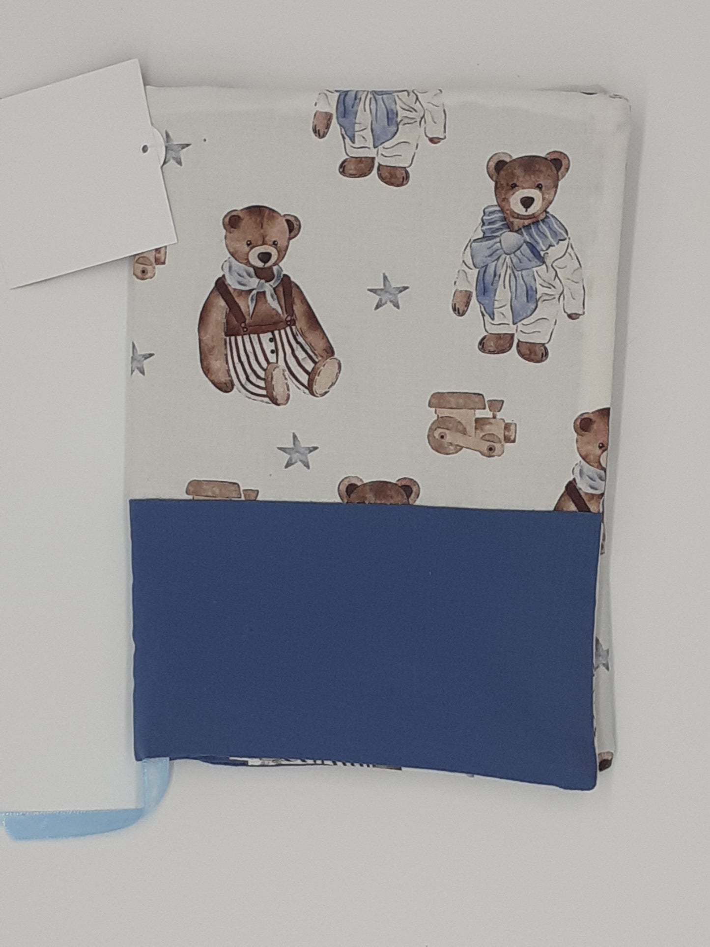 Protège carnet de santé ourson garçon