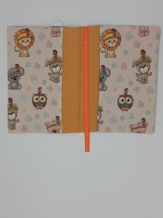 Protège carnet de santé lion couleur moutarde