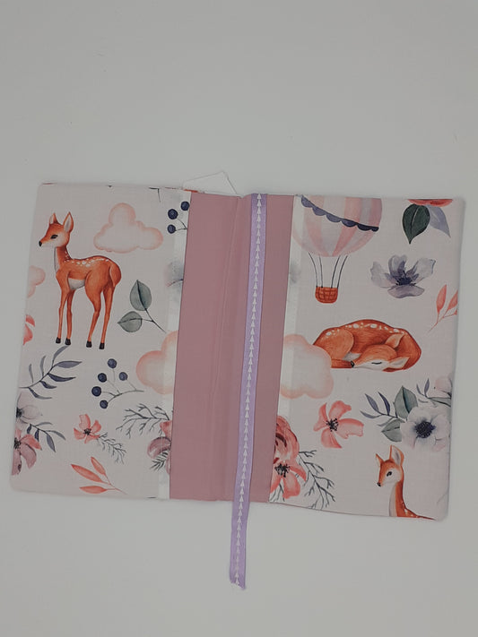 Protège carnet de santé biche