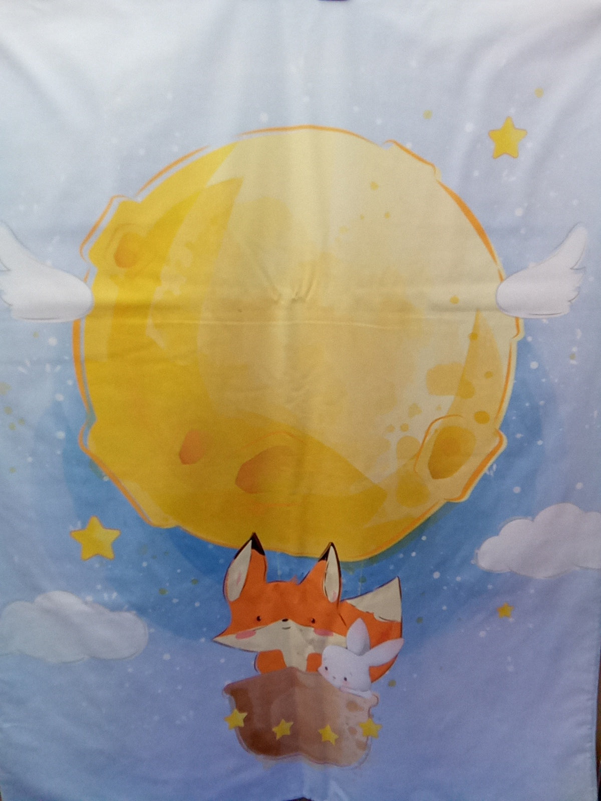 Couverture 75*100 montgolfière garçon