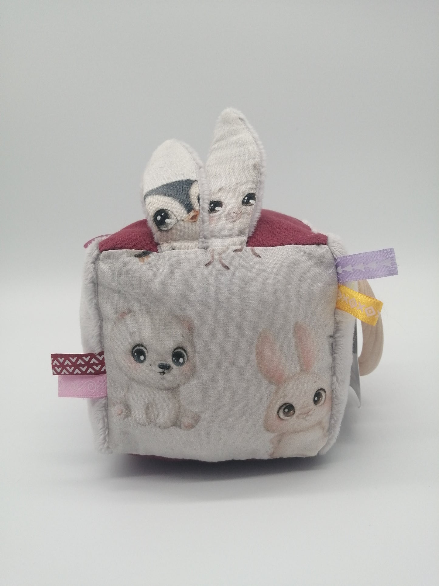 Cube animaux rigolos garçon