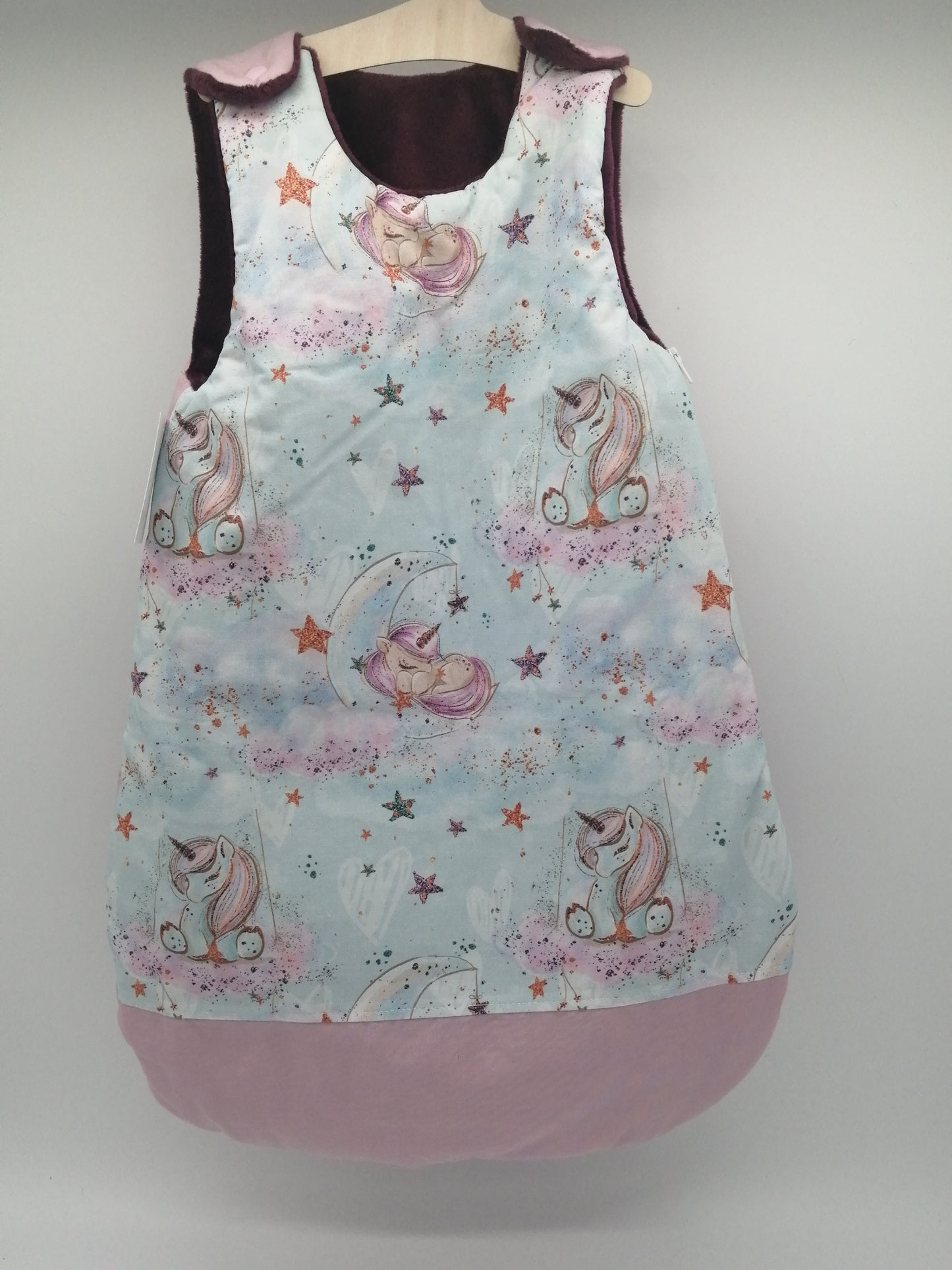 Turbulette hiver 0/6 mois licorne1