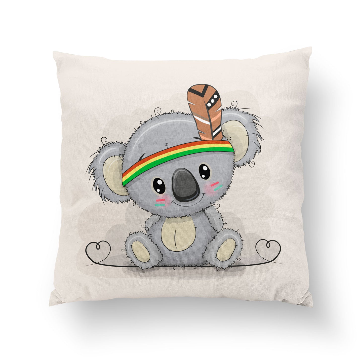 Coussin 35*35 lion couleur, koala