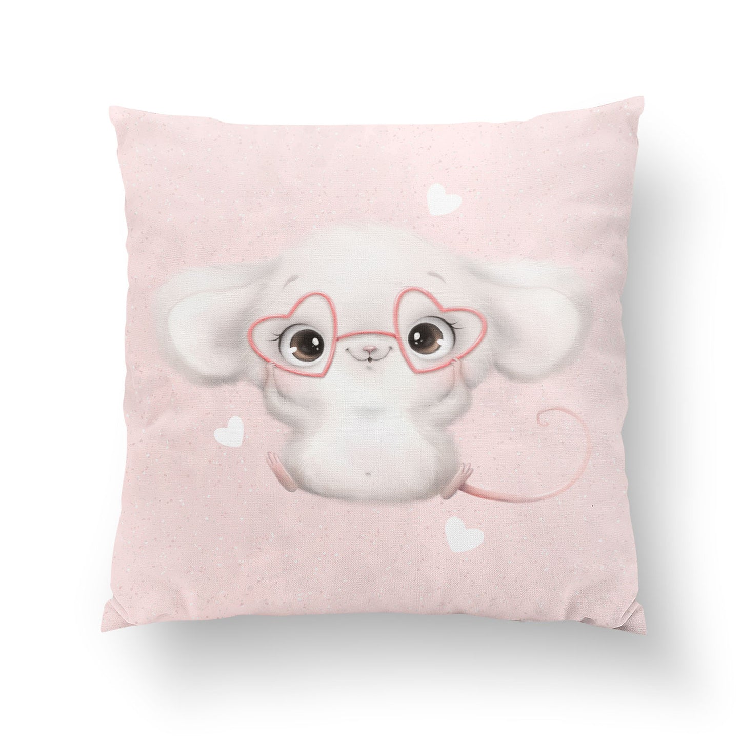 Coussin 35*35 animaux rigolos fille, sour
