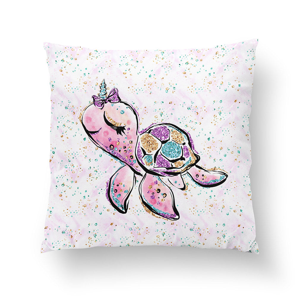 Coussin 35*35 Sirène E, Tortue