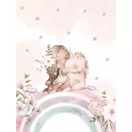 Couverture 75 *100 princesse licorn