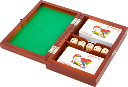 Boîte de Jeu de Cartes et de Dés