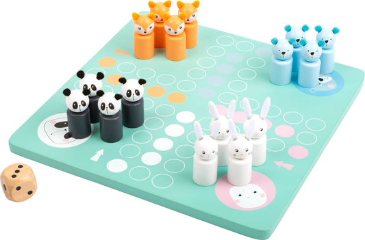 Jeu en bois "Ludo pastel"