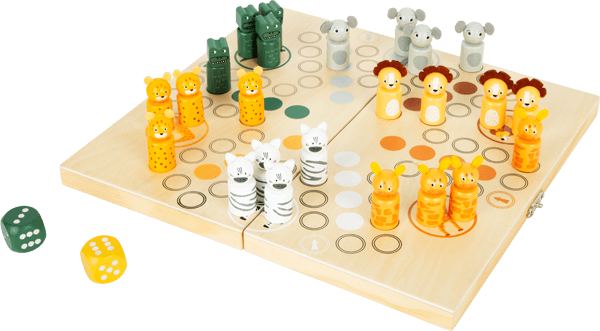Ludo pour 6 joueurs "Safari"