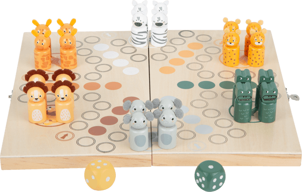 Ludo pour 6 joueurs "Safari"