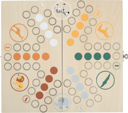 Ludo pour 6 joueurs "Safari"