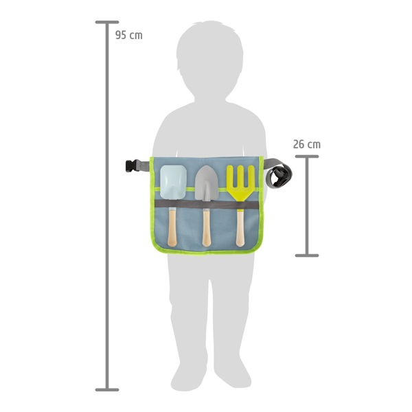 Sac à ceinture avec outils de jardinage