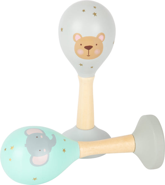 Jeu en bois " Maracas Pastel"