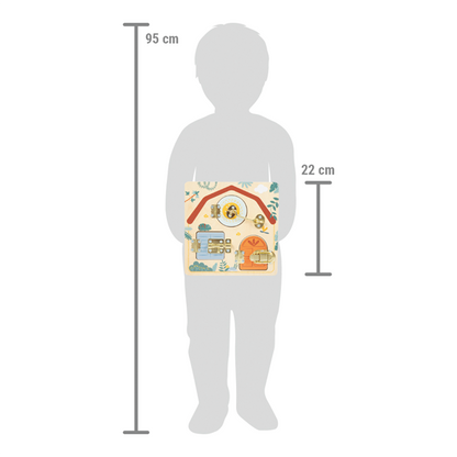 Planche de motricité Serrure et verrou « Safari »