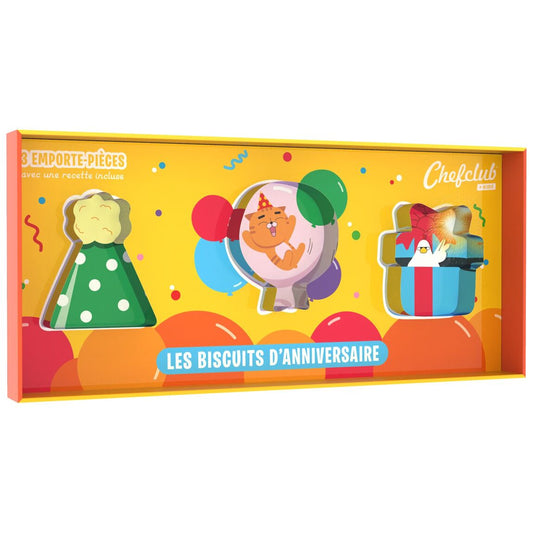 Emporte-pièces - Les biscuits anniversaire