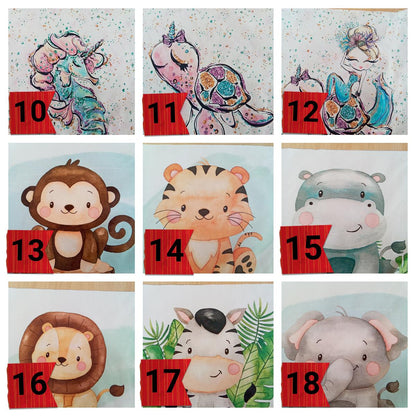 Cartable maternelle avec rabat panneau Elancreation
