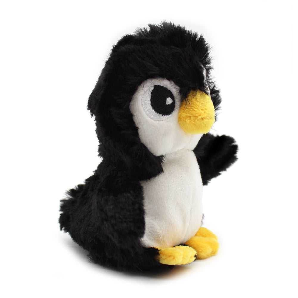 Peluche pingouin Iglou maman et son bébé blanc et noir - Les Ptipotos
