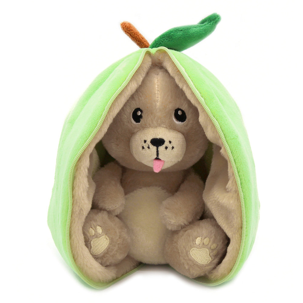 Peluche Crocket le chien/pomme - Flipetz