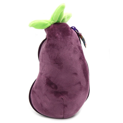 Peluche Velvet l'éléphant/aubergine - Flipetz