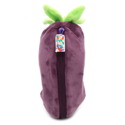 Peluche Velvet l'éléphant/aubergine - Flipetz