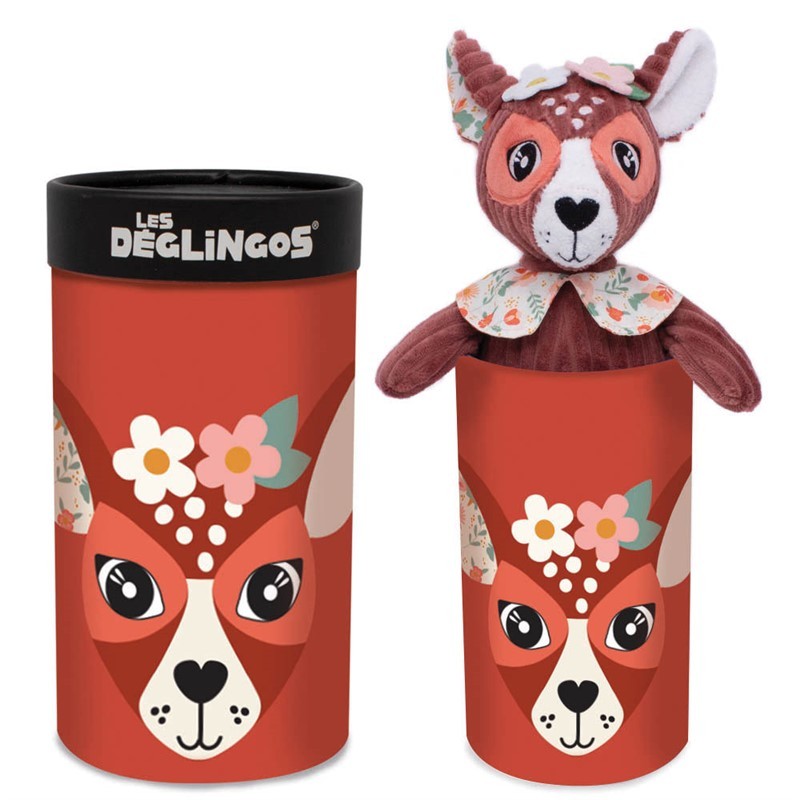 Peluche avec boîte cadeau Grand Simply Mélimélos la biche