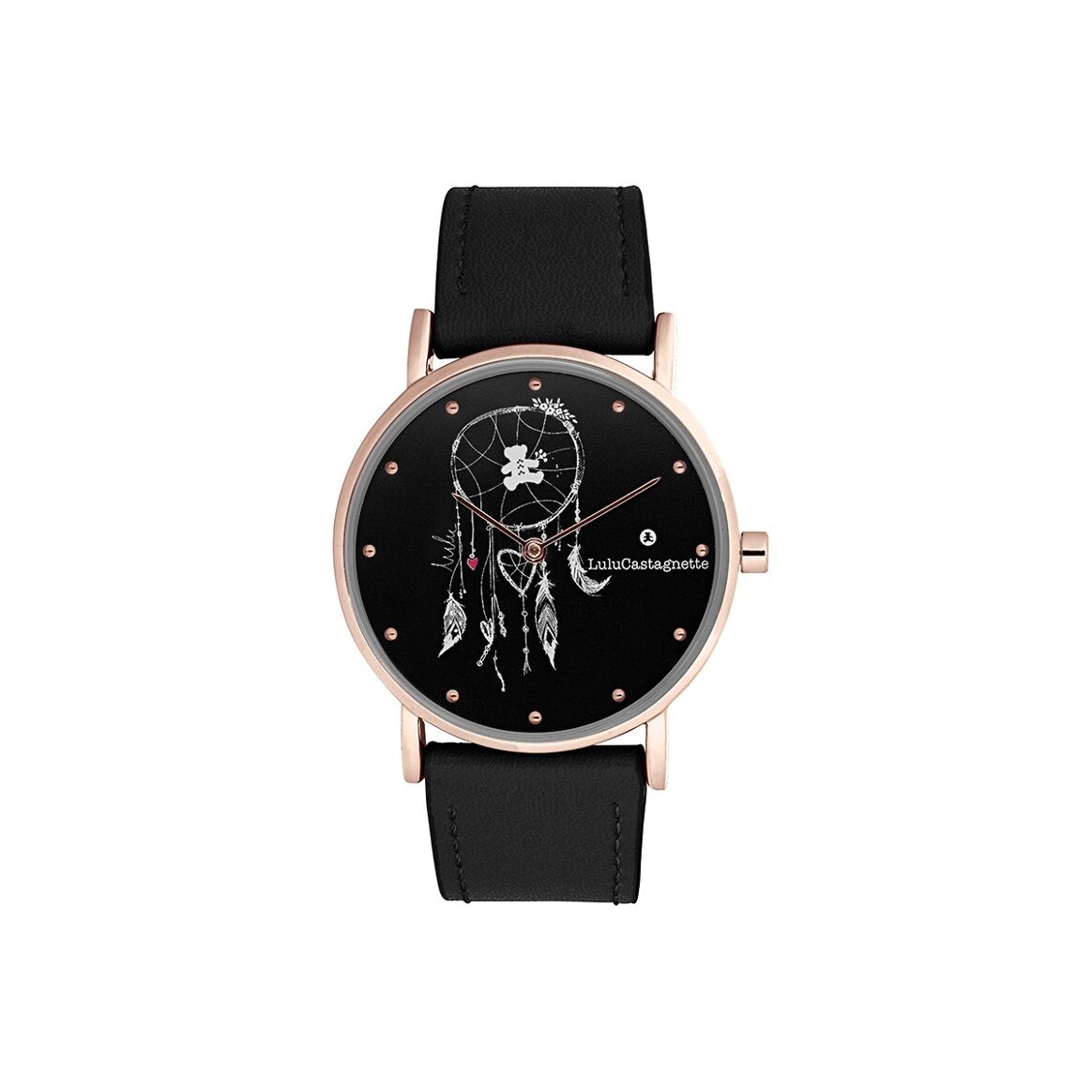 Montre fille analogique Lulu Castagnette - Bracelet cuir - Nina