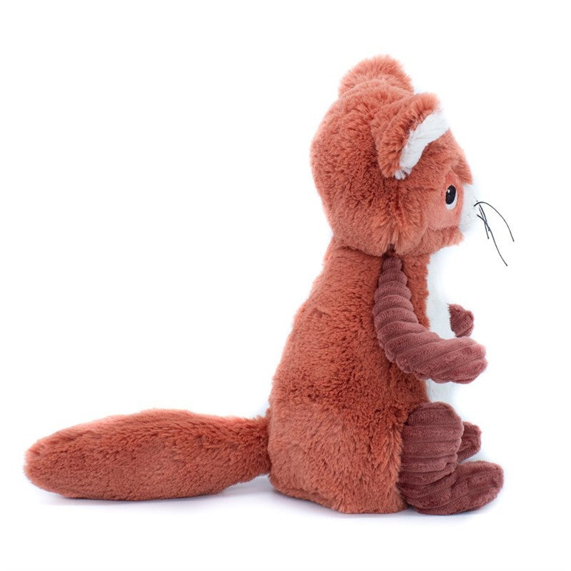 Peluche raton laveur Netoitou terracotta - Les Ptipotos