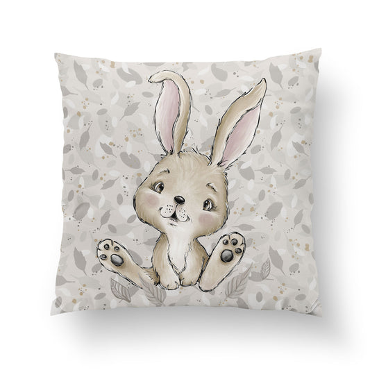 Coussin 35*35 bébé Animaux de la forêt lapin