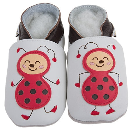 CHAUSSONS CUIR SOUPLE MADEMOISELLE COCCINELLE
