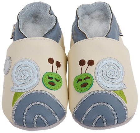 CHAUSSONS CUIR SOUPLE DODO D’ESCARGOT