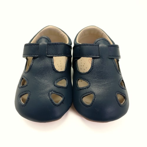 CHAUSSURES BÉBÉ CUIR SOUPLE ARCHIE MARINE