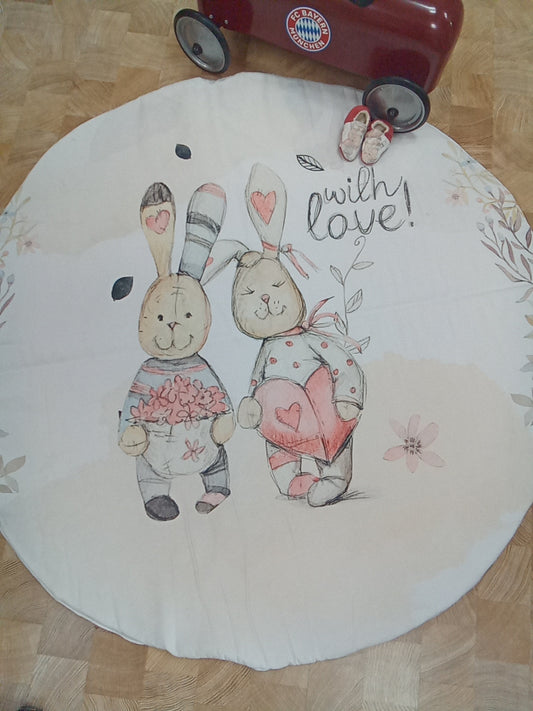 Tapis de sol lapin