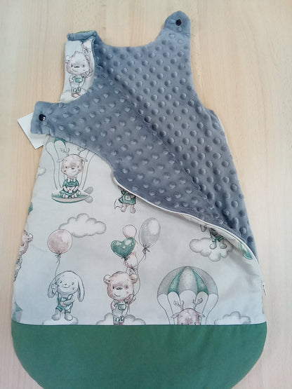 Turbulette hiver 0/6 mois ourson parachute