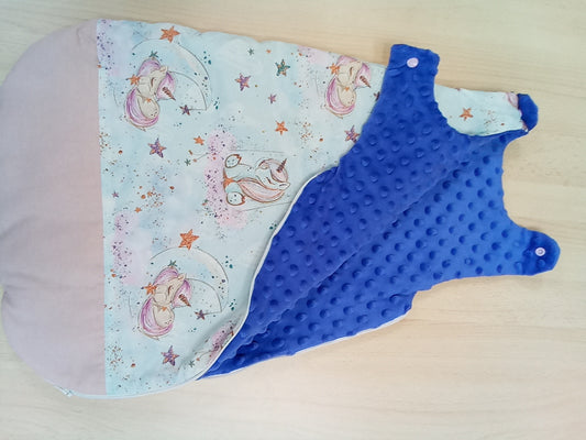 Turbulette hiver 0/6 mois licorne1