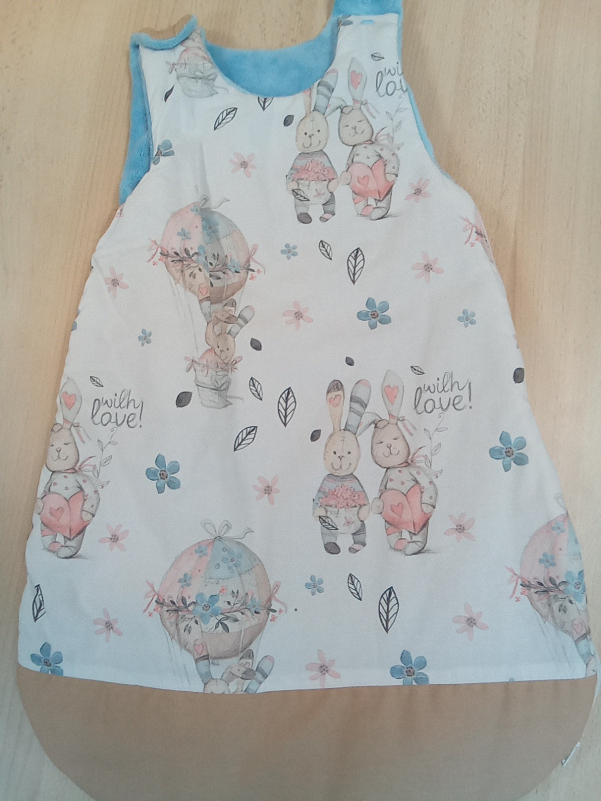 Turbulette hiver 0/6 mois lapin love