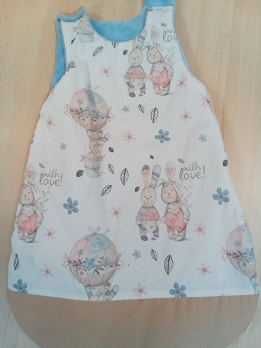 Turbulette hiver 0/6 mois lapin love