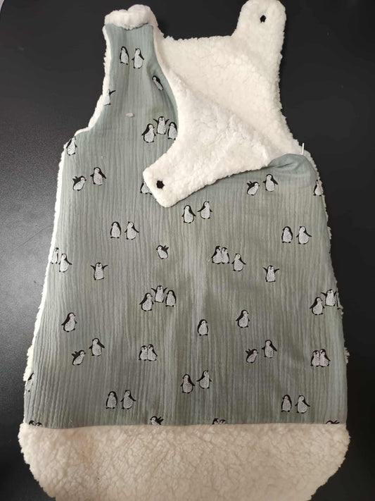 Turbulette Hiver 0/6 pingouin sherpa