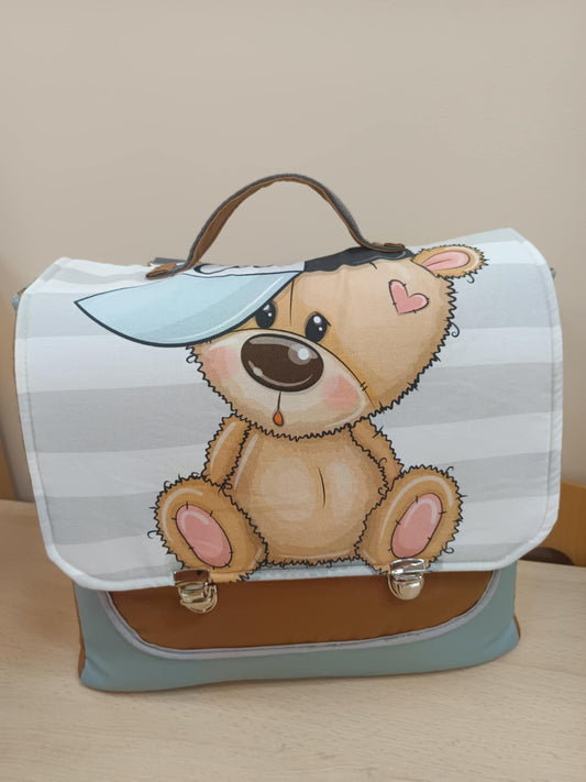 Cartable maternelle avec rabat panneau Elancreation modele unique