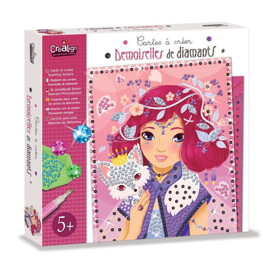Cartes à créer "Demoiselles de diamants" creation5+
