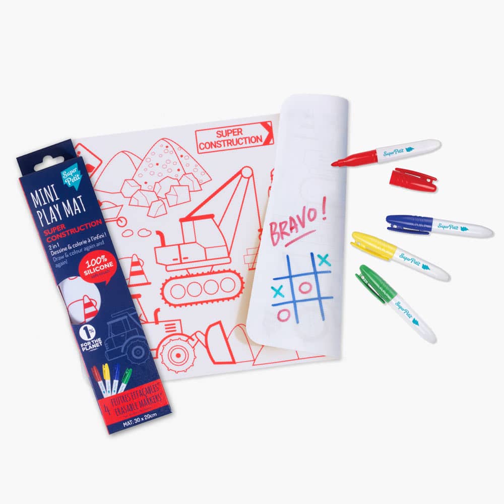 Coloriage Super Construction silicone reversible