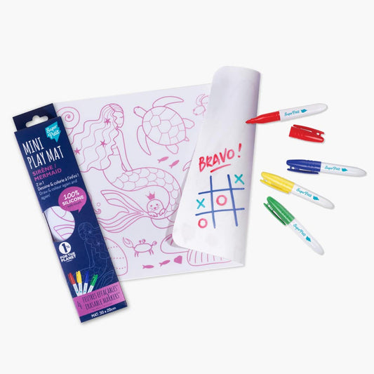 Coloriage Sirène silicone reversible